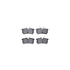 8602-54007 by DYNAMIC FRICTION COMPANY - Rotors-Drilled and Slotted-Black with 5000 Euro Ceramic Brake Pads
