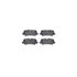8612-11015 by DYNAMIC FRICTION COMPANY - Rotors-Drilled & Slotted-Black w/ 5000 Euro Ceramic Brake Pads Incl Hdw