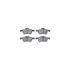 8612-32005 by DYNAMIC FRICTION COMPANY - Rotors-Drilled & Slotted-Black w/ 5000 Euro Ceramic Brake Pads Incl Hdw
