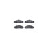 8612-52002 by DYNAMIC FRICTION COMPANY - Rotors-Drilled & Slotted-Black w/ 5000 Euro Ceramic Brake Pads Incl Hdw