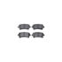 8612-65017 by DYNAMIC FRICTION COMPANY - Rotors-Drilled & Slotted-Black w/ 5000 Euro Ceramic Brake Pads Incl Hdw