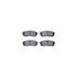 8612-67005 by DYNAMIC FRICTION COMPANY - Rotors-Drilled & Slotted-Black w/ 5000 Euro Ceramic Brake Pads Incl Hdw