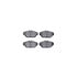 8512-27021 by DYNAMIC FRICTION COMPANY - Rotors-Drilled & Slotted-Black w/ 5000 Advanced Brake Pads Incl Hdw