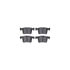8512-31111 by DYNAMIC FRICTION COMPANY - Brake Rotor - Dimpled & Slotted - Black w/5000 Brake Pads & HW Kit
