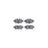 8512-32004 by DYNAMIC FRICTION COMPANY - Rotors-Drilled & Slotted-Black w/ 5000 Advanced Brake Pads Incl Hdw