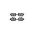 8512-32012 by DYNAMIC FRICTION COMPANY - Rotors-Drilled & Slotted-Black w/ 5000 Advanced Brake Pads Incl Hdw