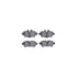 8512-32009 by DYNAMIC FRICTION COMPANY - Rotors-Drilled & Slotted-Black w/ 5000 Advanced Brake Pads Incl Hdw