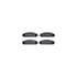 8512-39101 by DYNAMIC FRICTION COMPANY - Rotors-Drilled & Slotted-Black w/ 5000 Advanced Brake Pads Incl Hdw