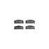 8512-40031 by DYNAMIC FRICTION COMPANY - Rotors-Drilled & Slotted-Black w/ 5000 Advanced Brake Pads Incl Hdw