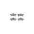8512-42020 by DYNAMIC FRICTION COMPANY - Brake Rotor - Drilled & Slotted - Black w/5000 Brake Pads & HW Kit