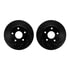 8512-42022 by DYNAMIC FRICTION COMPANY - Brake Rotor - Drilled & Slotted - Black w/5000 Brake Pads & HW Kit