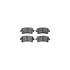 8512-45009 by DYNAMIC FRICTION COMPANY - Rotors-Drilled & Slotted-Black w/ 5000 Advanced Brake Pads Incl Hdw