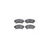 8512-45074 by DYNAMIC FRICTION COMPANY - Rotors-Drilled & Slotted-Black w/ 5000 Advanced Brake Pads Incl Hdw