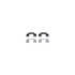 8512-46009 by DYNAMIC FRICTION COMPANY - Rotors-Drilled & Slotted-Black w/ 5000 Advanced Brake Pads Incl Hdw