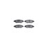 8512-46022 by DYNAMIC FRICTION COMPANY - Rotors-Drilled & Slotted-Black w/ 5000 Advanced Brake Pads Incl Hdw