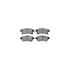 8512-47024 by DYNAMIC FRICTION COMPANY - Rotors-Drilled & Slotted-Black w/ 5000 Advanced Brake Pads Incl Hdw