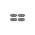 8512-47025 by DYNAMIC FRICTION COMPANY - Rotors-Drilled & Slotted-Black w/ 5000 Advanced Brake Pads Incl Hdw
