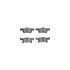 8512-47079 by DYNAMIC FRICTION COMPANY - Brake Rotor - Dimpled & Slotted - Black w/5000 Brake Pads & HW Kit