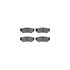 8512-47274 by DYNAMIC FRICTION COMPANY - Rotors-Drilled & Slotted-Black w/ 5000 Advanced Brake Pads Incl Hdw