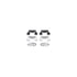 8512-48044 by DYNAMIC FRICTION COMPANY - Brake Rotor - Dimpled & Slotted - Black w/5000 Brake Pads & HW Kit