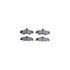 8512-52034 by DYNAMIC FRICTION COMPANY - Rotors-Drilled & Slotted-Black w/ 5000 Advanced Brake Pads Incl Hdw
