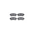 8512-52035 by DYNAMIC FRICTION COMPANY - Rotors-Drilled & Slotted-Black w/ 5000 Advanced Brake Pads Incl Hdw