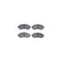 8512-54000 by DYNAMIC FRICTION COMPANY - Rotors-Drilled & Slotted-Black w/ 5000 Advanced Brake Pads Incl Hdw