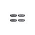 8512-54041 by DYNAMIC FRICTION COMPANY - Rotors-Drilled & Slotted-Black w/ 5000 Advanced Brake Pads Incl Hdw