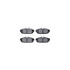 8512-54042 by DYNAMIC FRICTION COMPANY - Rotors-Drilled & Slotted-Black w/ 5000 Advanced Brake Pads Incl Hdw