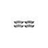 8512-54058 by DYNAMIC FRICTION COMPANY - Rotors-Drilled & Slotted-Black w/ 5000 Advanced Brake Pads Incl Hdw