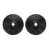 8512-54113 by DYNAMIC FRICTION COMPANY - Brake Rotor - Drilled & Slotted - Black w/5000 Brake Pads & HW Kit