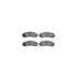 8512-54139 by DYNAMIC FRICTION COMPANY - Brake Rotor - Dimpled & Slotted - Black w/5000 Brake Pads & HW Kit