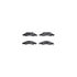 8512-54191 by DYNAMIC FRICTION COMPANY - Brake Rotor - Drilled & Slotted - Black w/5000 Brake Pads & HW Kit