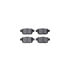 8512-58029 by DYNAMIC FRICTION COMPANY - Rotors-Drilled & Slotted-Black w/ 5000 Advanced Brake Pads Incl Hdw