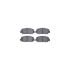 8512-58031 by DYNAMIC FRICTION COMPANY - Rotors-Drilled & Slotted-Black w/ 5000 Advanced Brake Pads Incl Hdw
