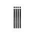 Fleet Engineers 031-02019 Fender Support Bracket Post Style Round End Mount, Economy Quick Pick Set, E-Coat, 32.50