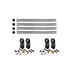 031-02029 by FLEET ENGINEERS - Post Style Round End Mount with PivotBar Adapters, Premium Quick Pick Set, Stainless, 32.50