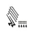 031-02055 by FLEET ENGINEERS - Center Multi-Mount with Stainless Offset Mounts, Premium Quick Pick