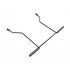 Fleet Engineers 033-00079 Mud Flap Stiffner Standard Anti-Sail Brackets - One Piece Design, black primed steel