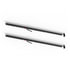 080-01031-2 by FLEET ENGINEERS - SL-30 Cargo Bar, 84-114, Fixed and F-track Ends, Black, Pack of 2