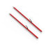 080-01034-2 by FLEET ENGINEERS - SL-30 Cargo Bar, 84-114, E-track Ends, Red, Pack of 2