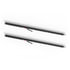 080-01039-2 by FLEET ENGINEERS - SL-30 Cargo Bar, 84-114, E-track Ends, Black, Pack of 2