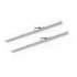 080-01040-2 by FLEET ENGINEERS - SL-30 Cargo Bar, 84-114, F-track Ends, Mill Aluminum, Pack of 2