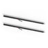 080-01047-2 by FLEET ENGINEERS - SL-30 Cargo Bar, 84-114, F-track Ends, Black, Pack of 2