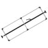 080-01215 by FLEET ENGINEERS - SL-30 Cargo Bar, 84-114, Fixed Feet, Attached 3 Crossmember Hoop, Black