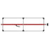 080-01218 by FLEET ENGINEERS - SL-30 Cargo Bar, 84-114, Articulating and F-track Ends, Attached 3 Crossmember Hoop, Red