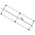 080-01240 by FLEET ENGINEERS - SL-30 Cargo Bar, 84-114, F-track Ends, Attached 3 Crossmember Hoop, Mill Aluminum