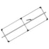 080-01240 by FLEET ENGINEERS - SL-30 Cargo Bar, 84-114, F-track Ends, Attached 3 Crossmember Hoop, Mill Aluminum