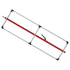 080-01242 by FLEET ENGINEERS - SL-30 Cargo Bar, 84-114, F-track Ends, Attached 3 Crossmember Hoop, Red