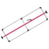 080-01254 by FLEET ENGINEERS - SL-30 Cargo Bar, 84-114, Articulating and Fixed Feet, Attached 3 Crossmember Hoop, Pink